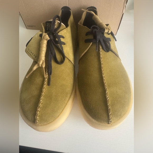 Clarks Originals Men's Trek Cup Mid Green Suede 26173632 - Picture 3 of 8